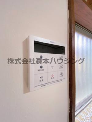【設備】 | 　寝屋川市石津元町10戸建貸家 | 追炊き機能付きです