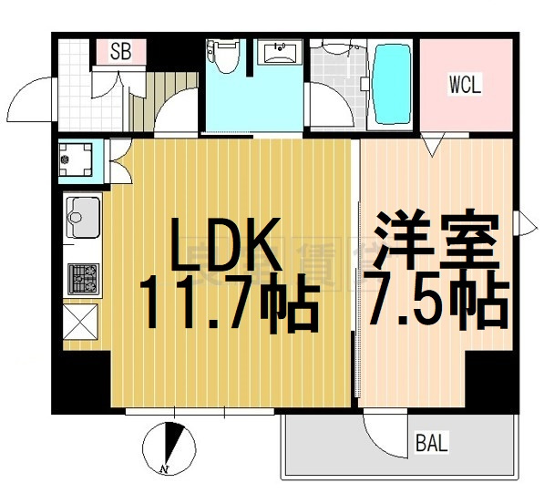 【間取り】 | パークフラッツ新栄