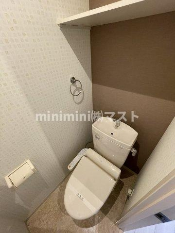大阪市浪速区日本橋東３丁目の賃貸マンションのトイレ