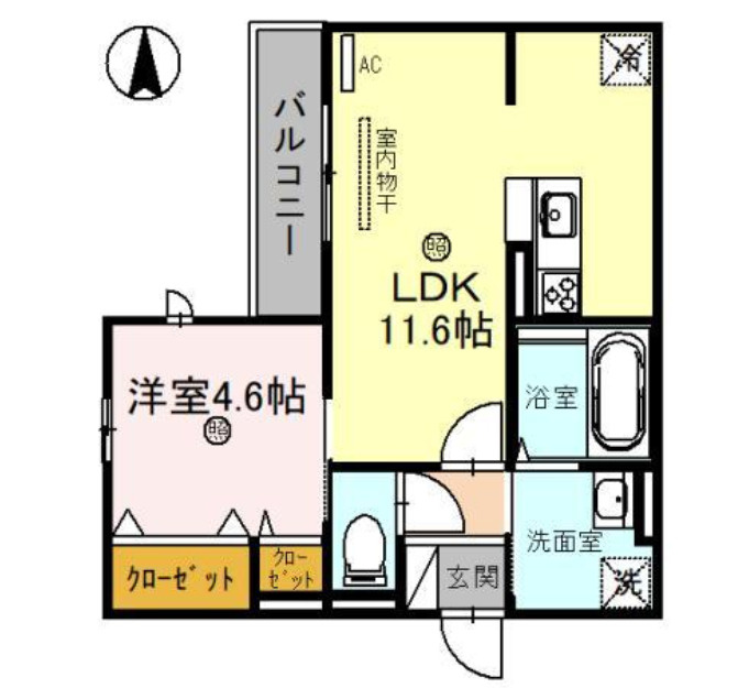 GARANCE新森の間取り|GARANCE新森　間取り