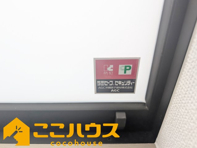南城市佐敷津波古　新築戸建て　全３棟　B号棟の防犯設備|【施工例】※同施工の別物件写真

