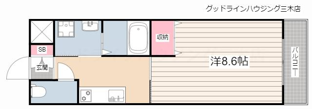 シャインキャッスルの間取り