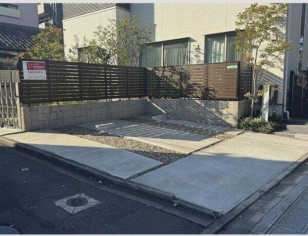 リーフサイド仙台上杉の駐車場