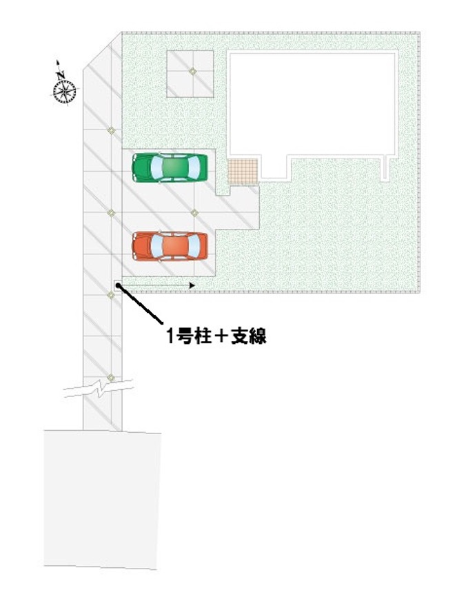 [新築住宅] 比企郡滑川町月輪大堀 全3区画の区画図