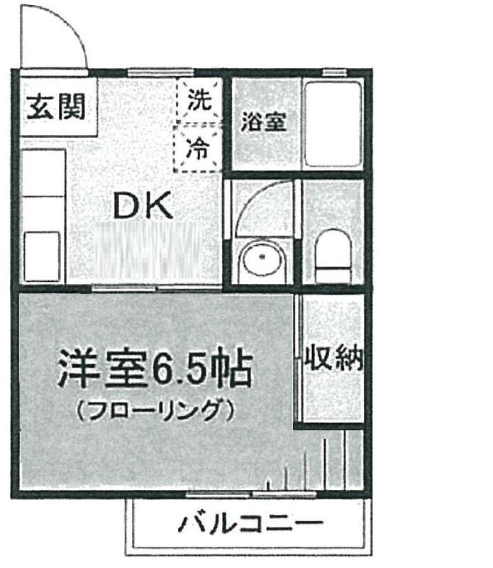 ロイヤルハイツ2の間取り|間取りです。