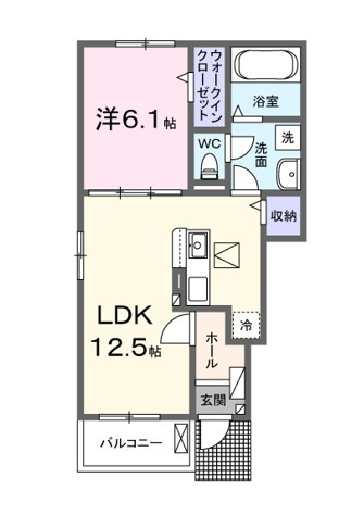 クレメント上桂の間取り