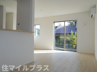 【居間・リビング】 | 会津若松市行仁町新築一戸建て3棟 | リビングです