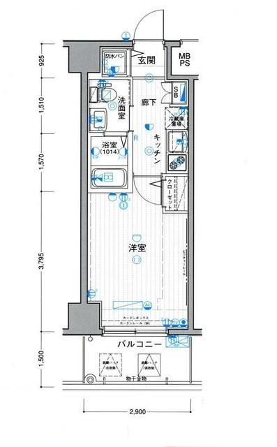 パークウェル下落合駅前の間取り|間取りです。