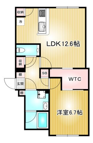 quador noie 池下|名古屋市の賃貸ならMy賃貸の間取り|quador noie 池下