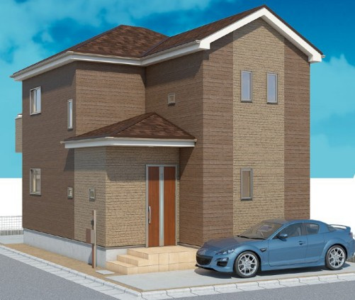 【仲介手数料無料】川越市岸町３丁目の外観パース|外観パースです