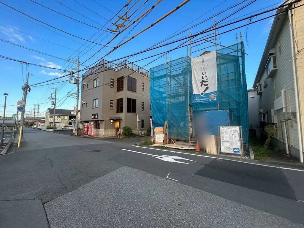 【仲介手数料無料】川越市岸町３丁目の前面道路含む現地写真|前面道路含む現地写真です
