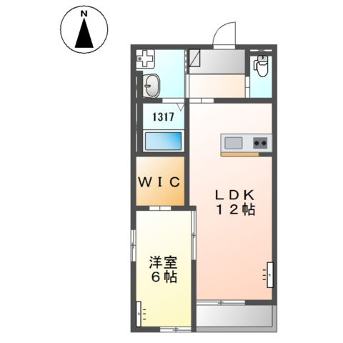 ボナール久保町の間取り
