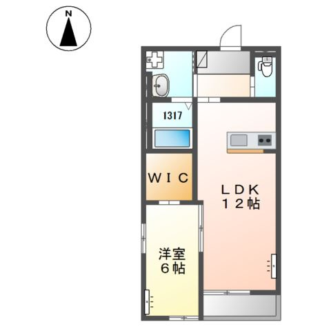 ボナール久保町の間取り