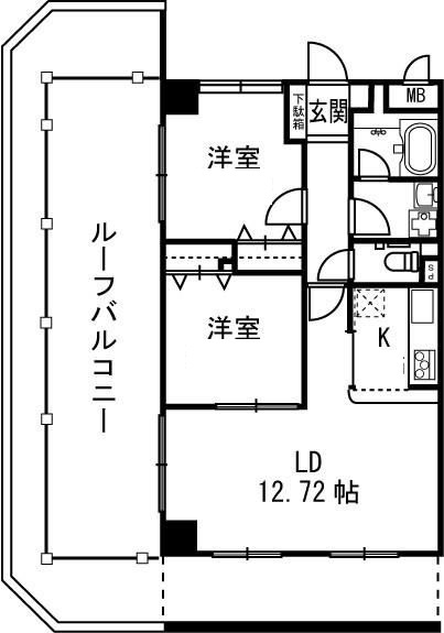 リア・コンフォートの間取り|間取りです。
