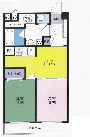 メガロン大井町の間取り|間取りです。