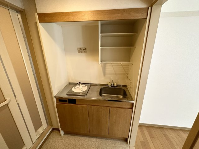 火を使わない安心のキッチン