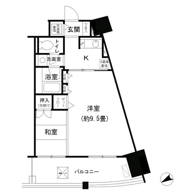 ＫＨＫコート西野田の間取り