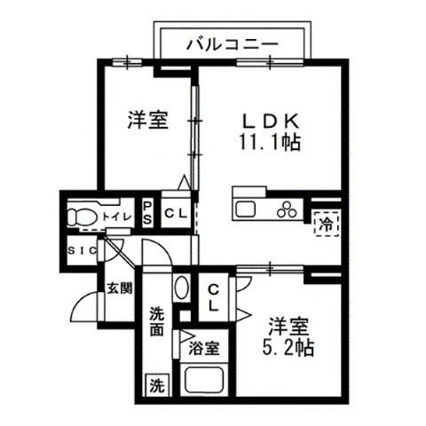 (仮)セレスティア豊玉南 の間取り|間取りです。