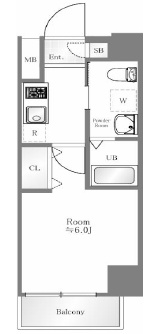 Le-lion北千住の間取り|間取りです。