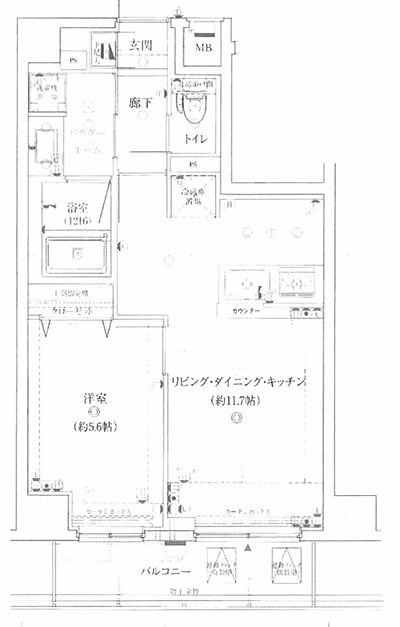 アヴニールイシ南千住の間取り|間取りです。