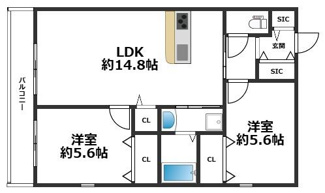 【間取り】 | HK磯馴