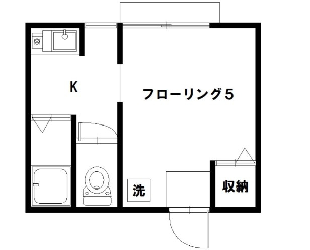 ハイム小松 の間取り|間取りです。