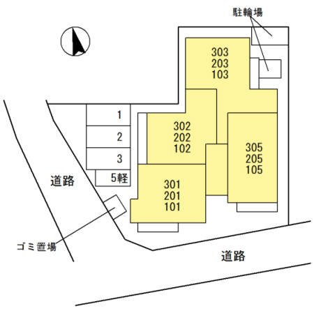 グレイスソフィア千里丘の区画図