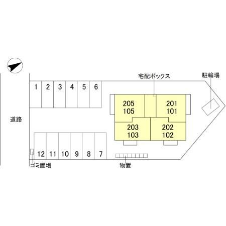 エレガエイトの区画図