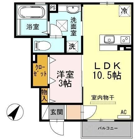 リアン　A棟の間取り