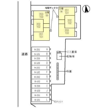 AXAS　8の区画図