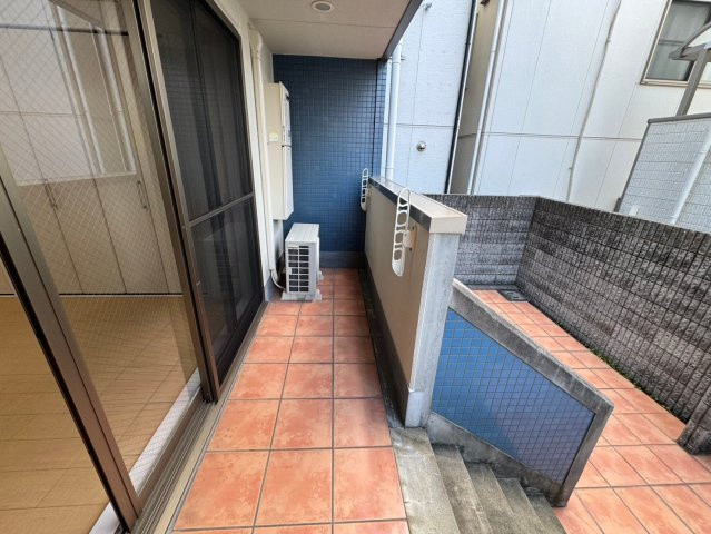 アクアライブラのバルコニー