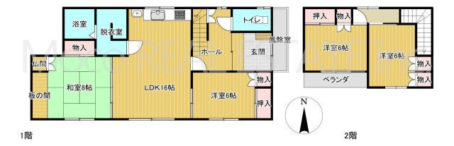 【間取り】 | 北見市相内町中古住宅