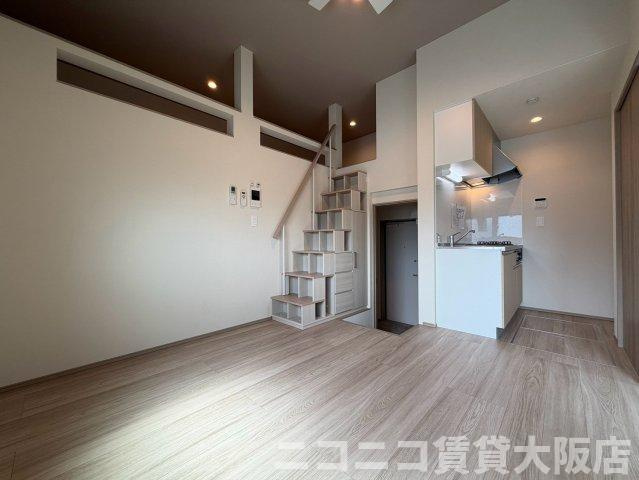 大阪市大正区三軒家西３丁目の賃貸マンションの居間・リビング
