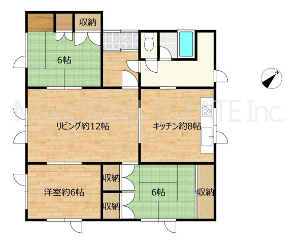 【間取り】 | 北見市東陵町中古住宅