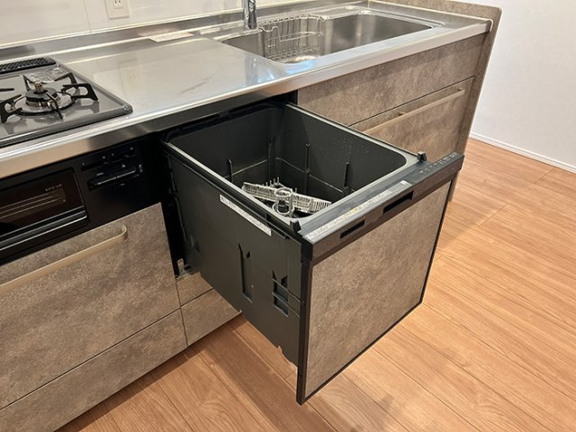 名古屋市西区児玉２丁目の中古一戸建のキッチン|◇食洗機◇　　家事の時短になる便利な食洗機付き♪