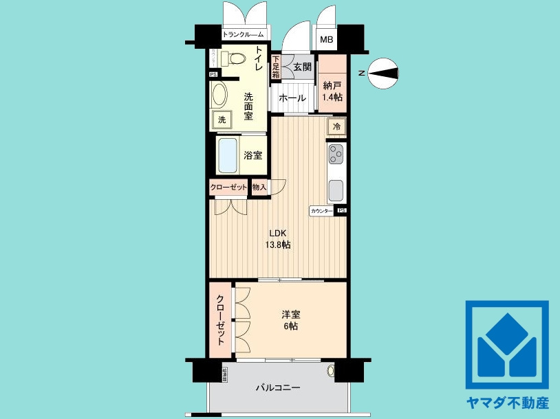 ユニエス宇治の間取り