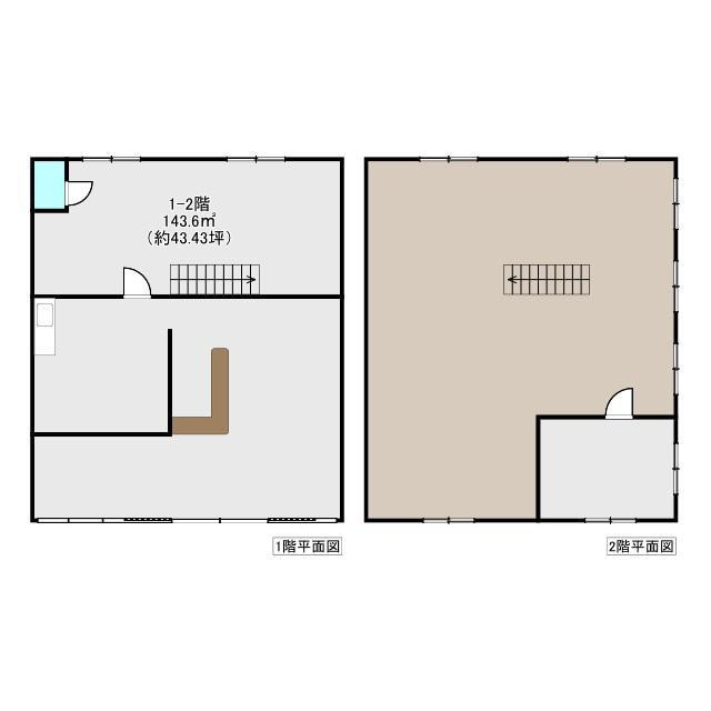 豊田市下市場町5丁目　貸店舗の間取り