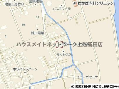 プラシードメゾンＡの地図|位置図