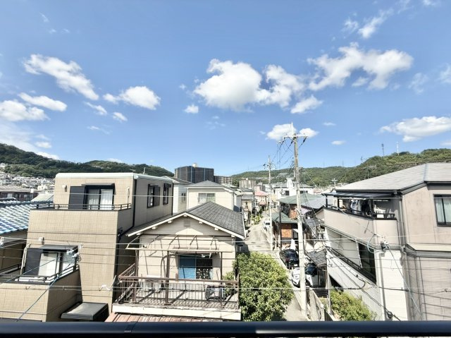 新築戸建　西宮市生瀬東町の展望|3階バルコニーからの眺望　周辺は住宅街になります。