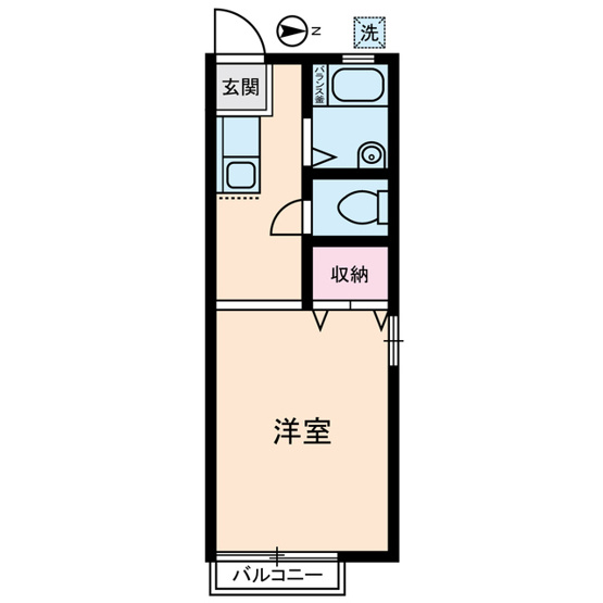 【間取り】 | イーストヒルズ・Ａ