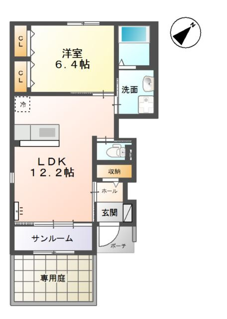シャルムⅠの間取り