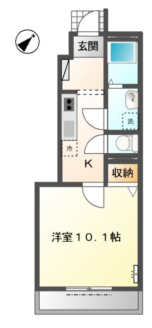ノース　アイリスの間取り