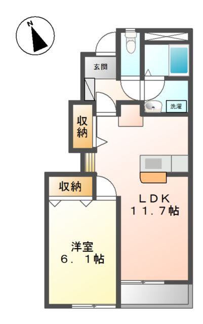サンマルサン　Ｂの間取り
