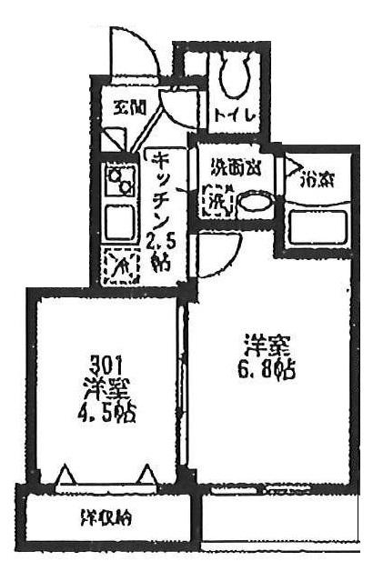 ビューノナガサカ八広4の間取り