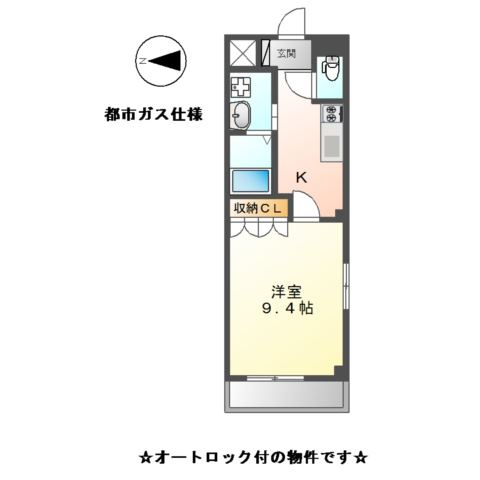 ラッフル金城の間取り