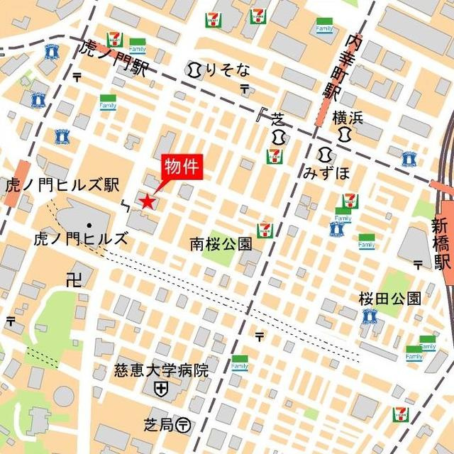 西新橋アルファレジデンスの地図