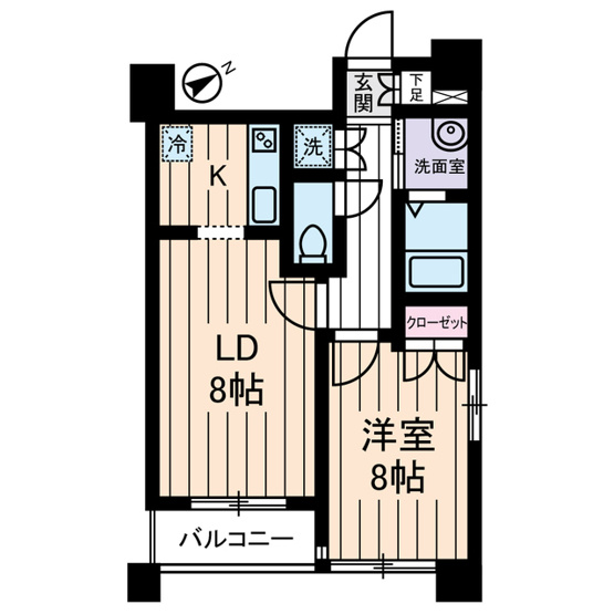 【間取り】 | リリエンベルグ弐番館
