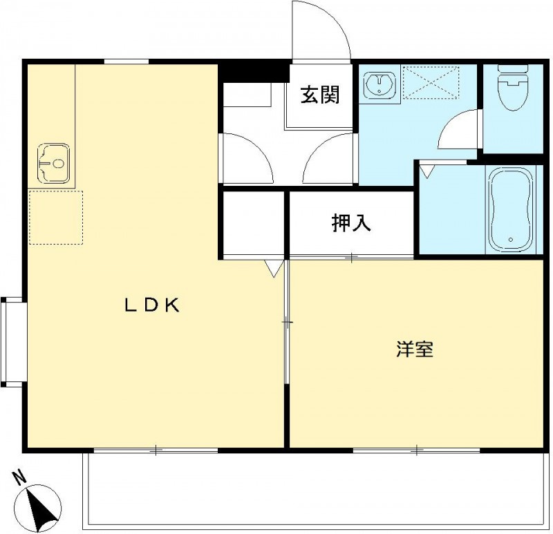 マノワールＫの間取り