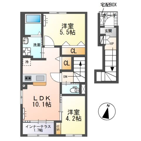 エルフォルクの間取り