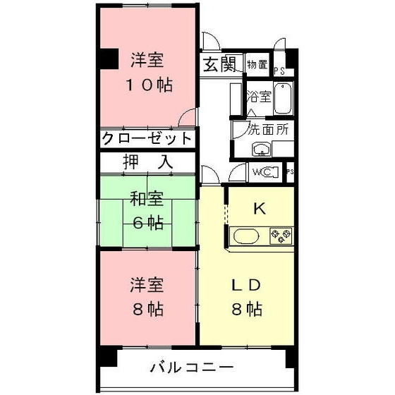 ザ・リッツ長良の間取り
